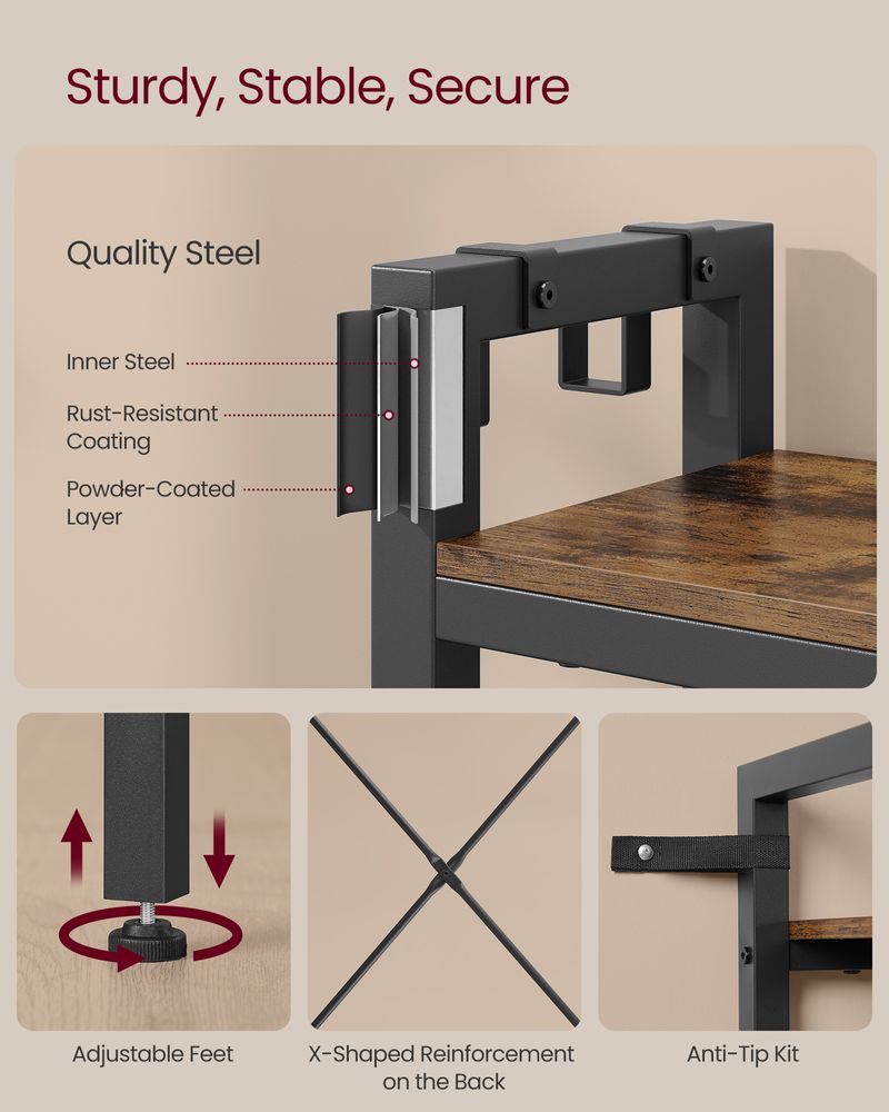 Coat Rack - Shoe Bench Unit - 9 Hook Storage Design