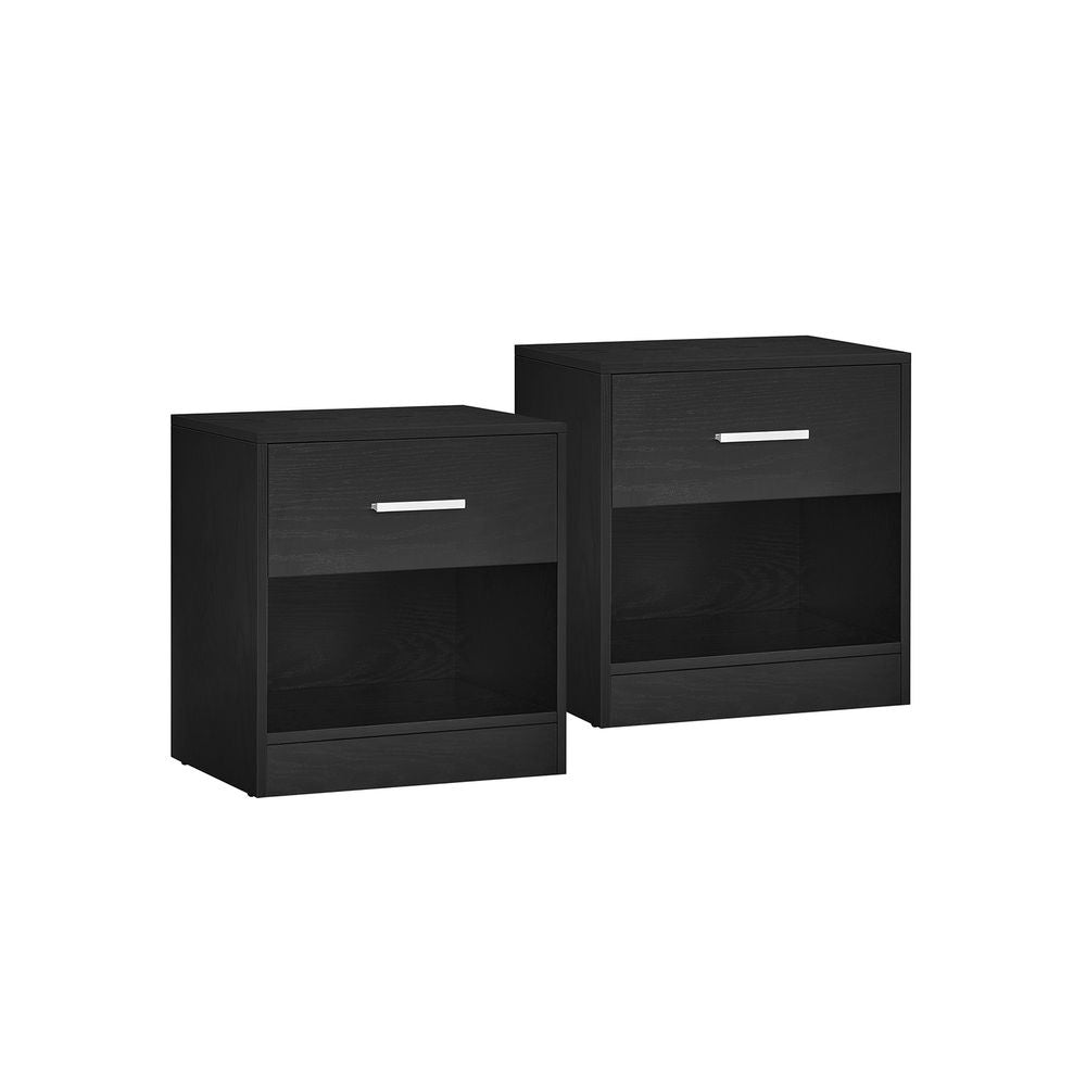 Side Tables - Drawer Storage Design - Set of 2 Unit Pack