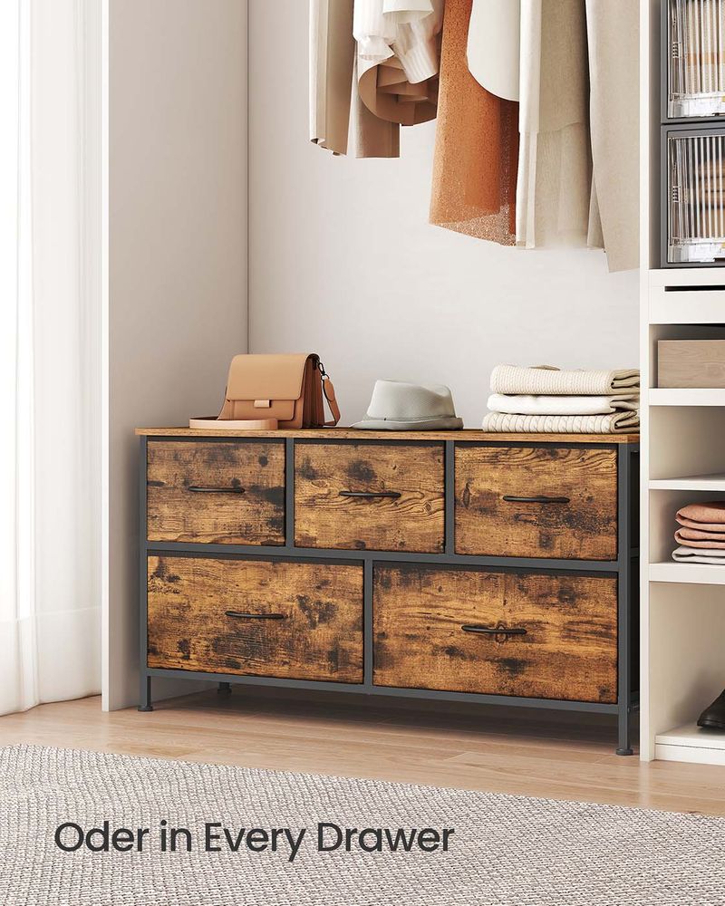 Drawer Chest - Fabric Drawer Storage Design - Multi-Drawer Unit