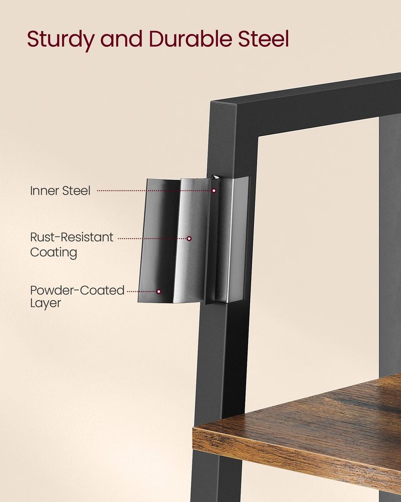 Bookcase - Ladder Style Design - 5-Tier Configuration