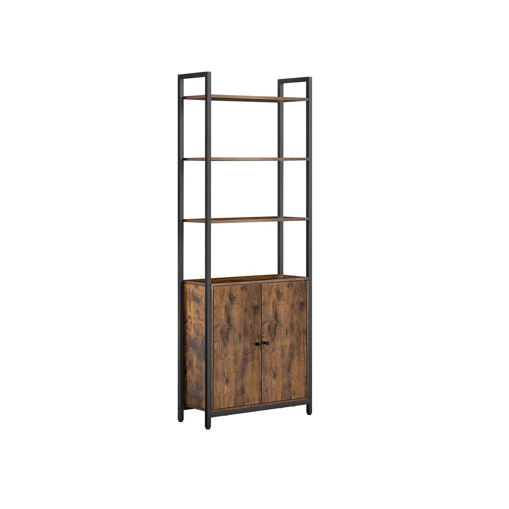 Bookcase - Door Storage Design - 6-Tier Unit