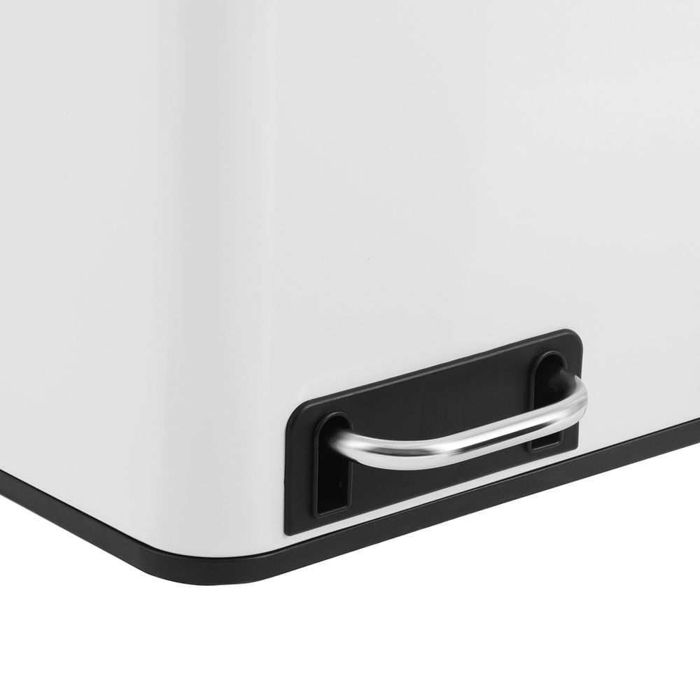 Pedal Bin - Recycling Waste Separation Design - Triple Compartment Unit