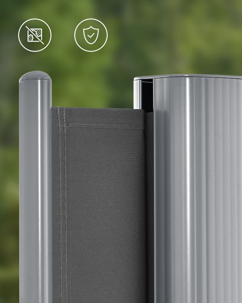 Side Privacy Screen - Extendable Retractable Design - Outdoor Blind System