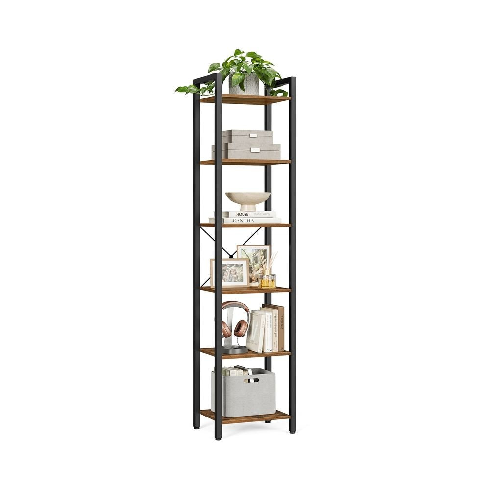 Bookshelf - 6-Tier Storage Design - 30 x 40 x 187.5 cm
