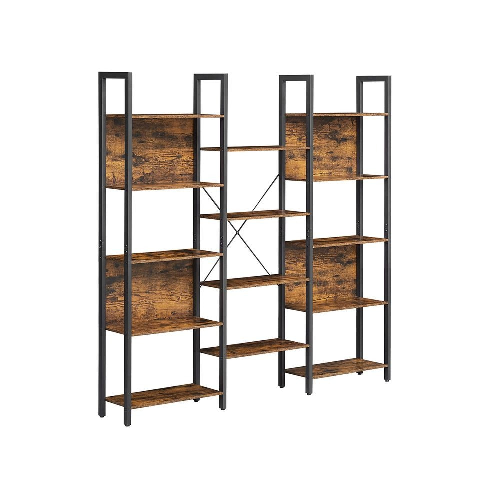 Bookshelf - 14-Tier Storage Design - Vertical Open Storage Unit