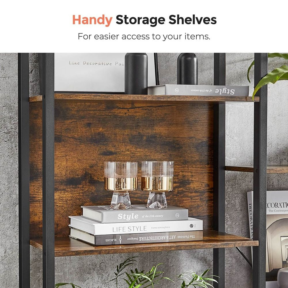 Bookshelf - 14-Tier Storage Design - Vertical Open Storage Unit