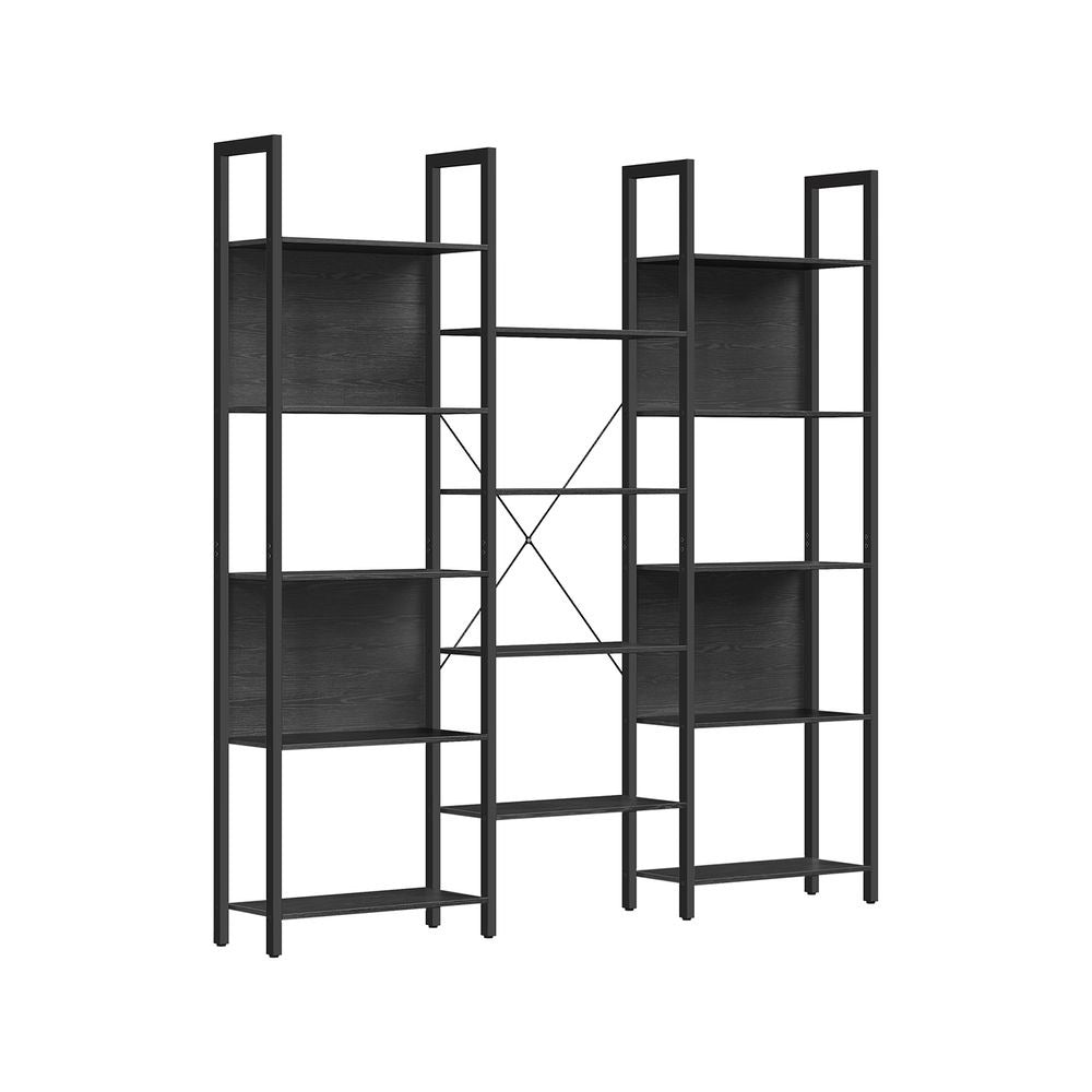 Bookshelf - 14-Tier Storage Design - Vertical Open Storage Unit