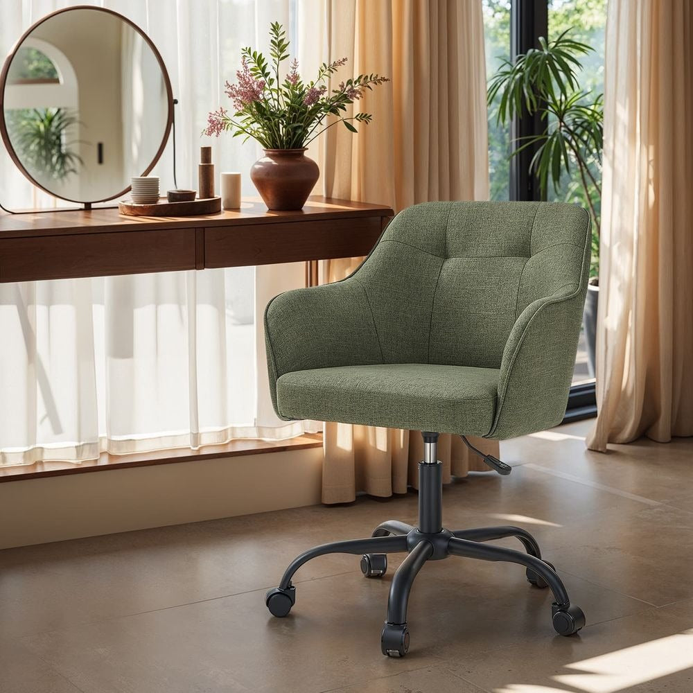 Office Desk Chair - Adjustable with Armrests - Home Office Study Seating Design