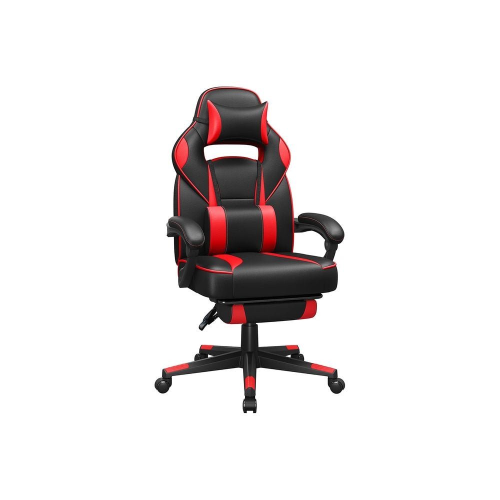 Gaming Chair - Ergonomic Adjustable Headrest - Reclining Office Seat Design