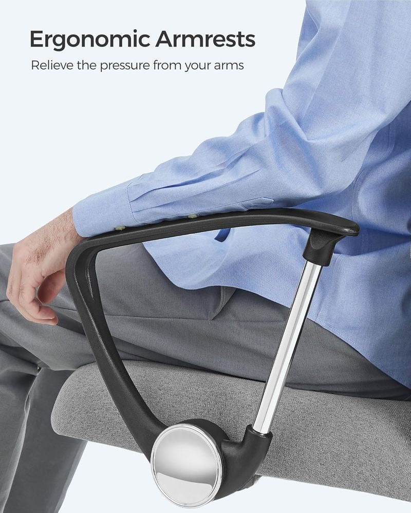 Office Chair - Ergonomic Tilt Function Swivel - Adjustable Seating Design