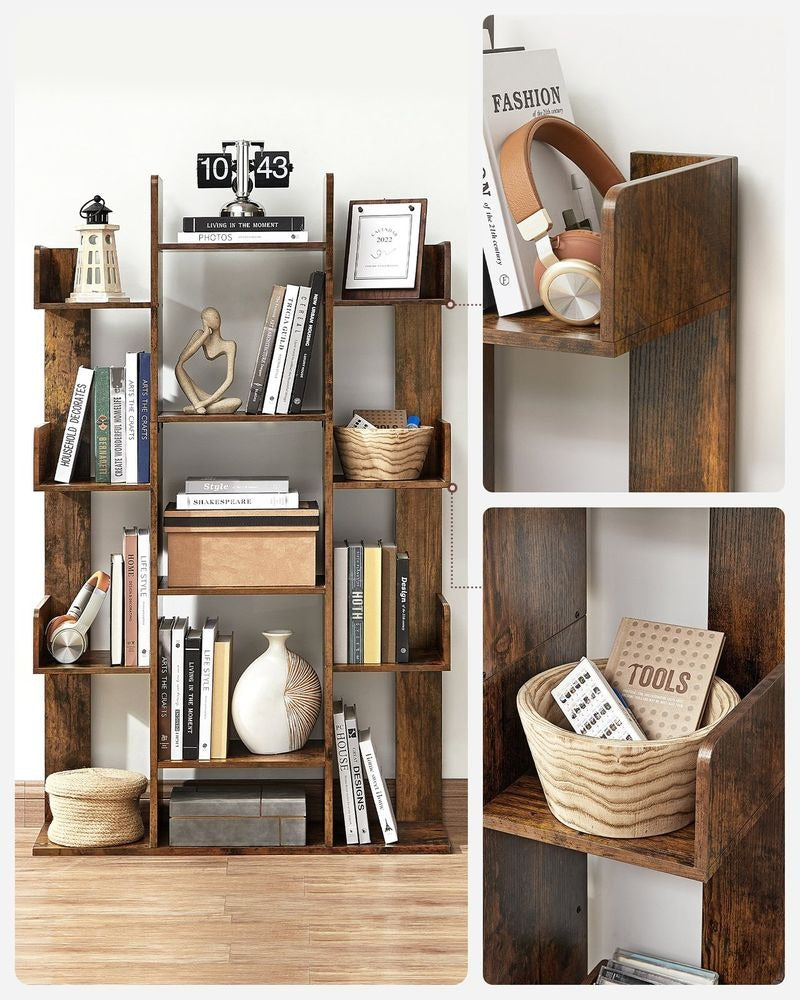 Bookshelf - 13-Shelf Storage Design - Multi-Shelf Configuration