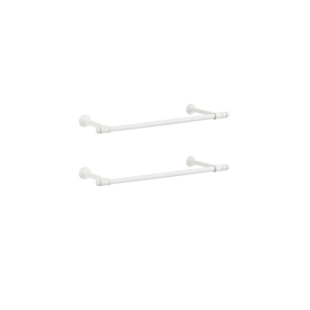 Wall-Mounted Clothes Rail - Wall-Fixed Design - 60 kg Load Capacity