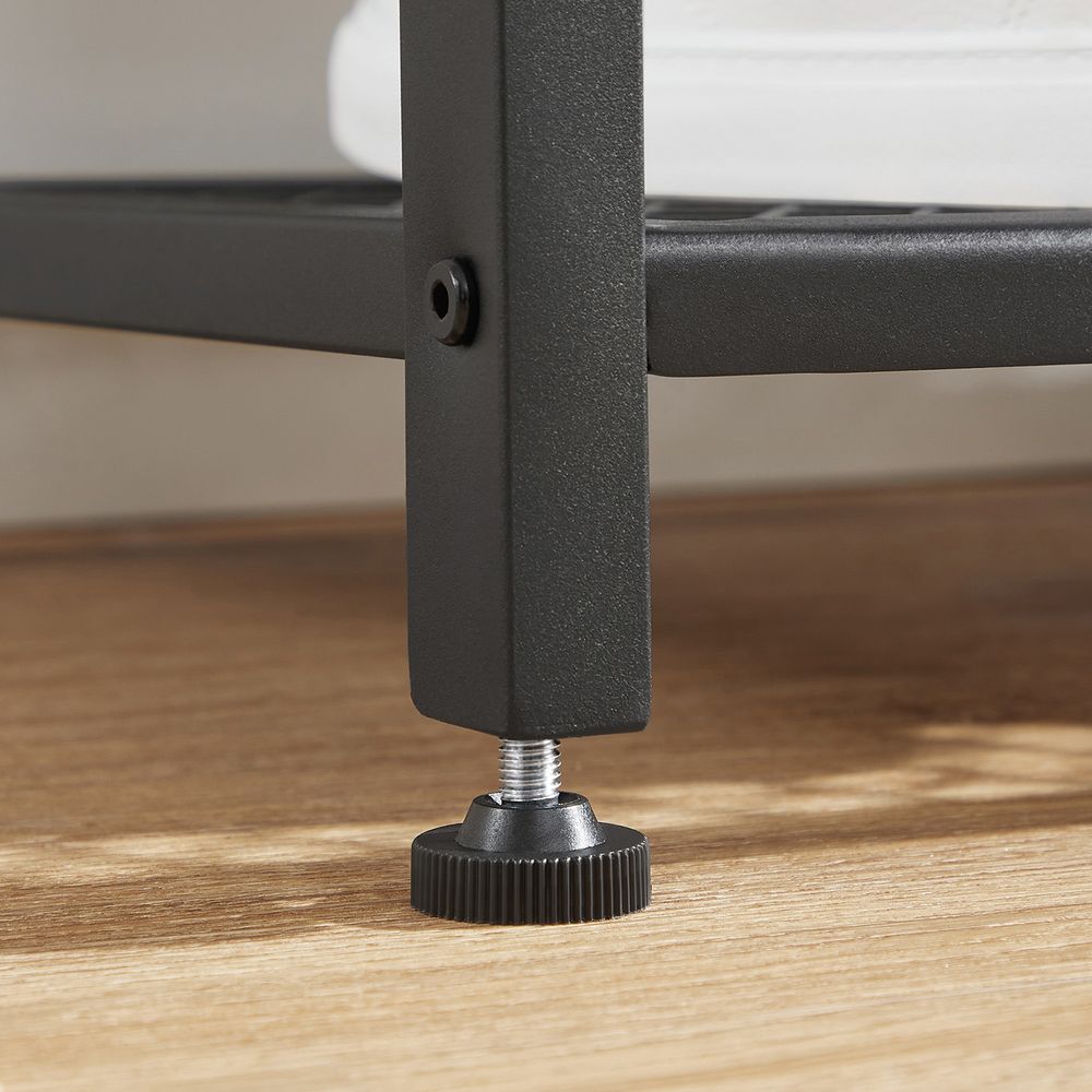 Coat Rack - Freestanding Storage Design - Rustic Brown Finish Unit
