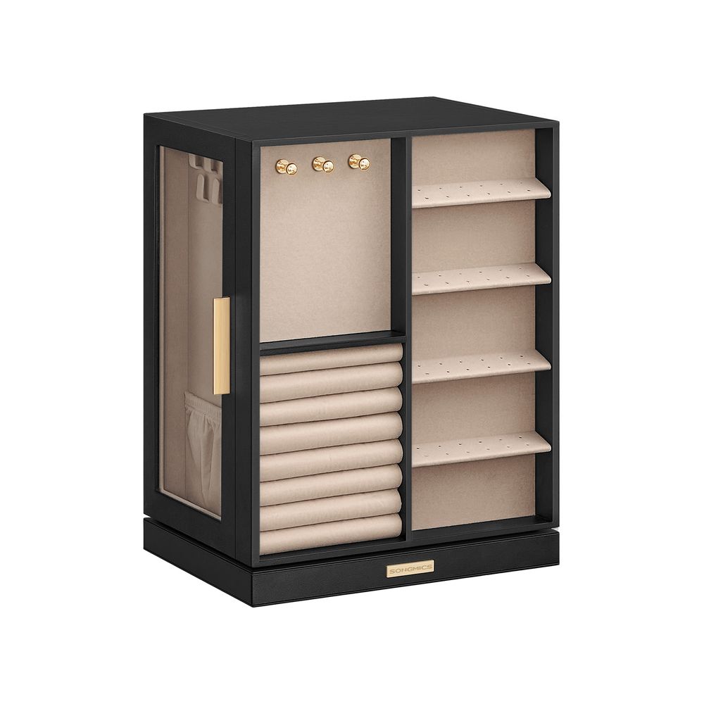 Jewellery Organiser - Multi-Drawer Storage Design - 360° Rotating Unit
