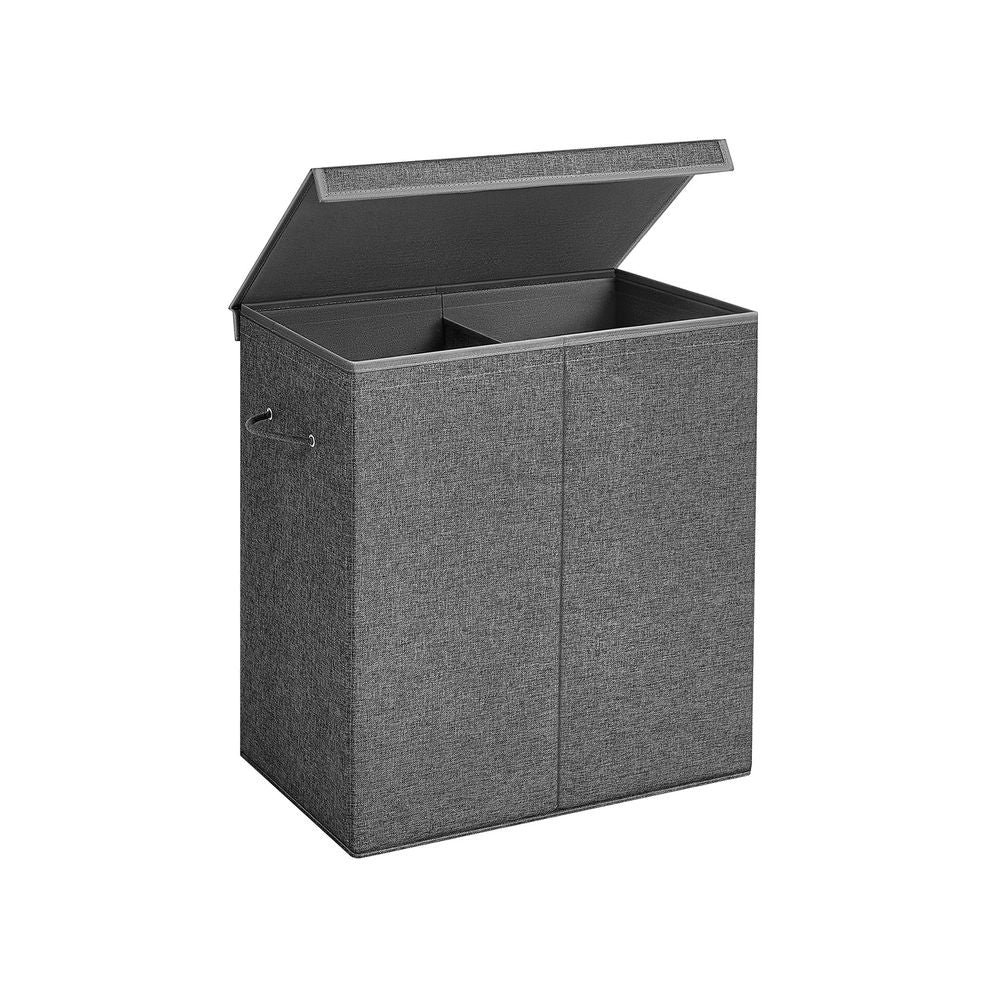 Laundry Basket - Dual Compartment Design - 142L Capacity