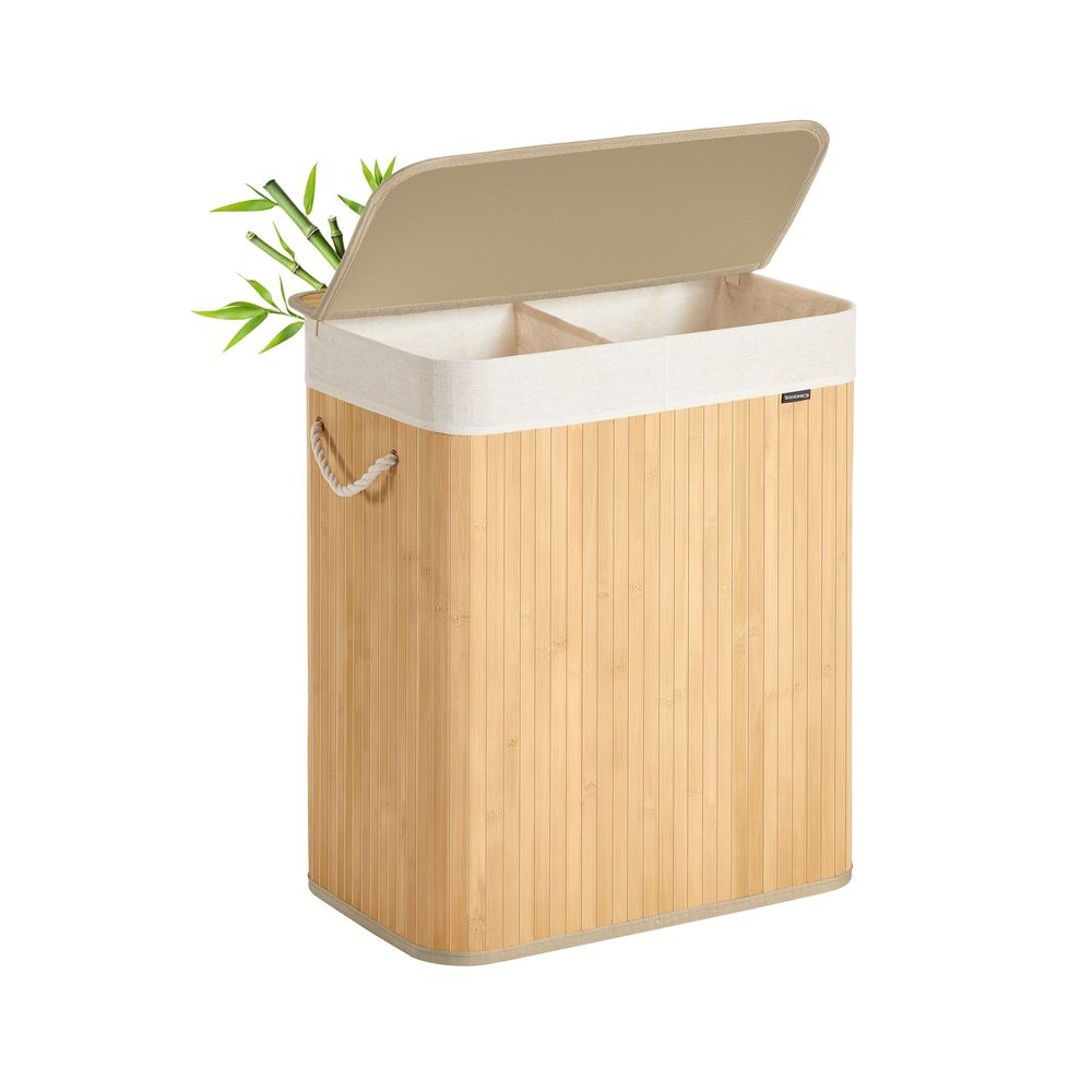 Laundry Basket - Foldable Design with Removable Liner - 100L Capacity