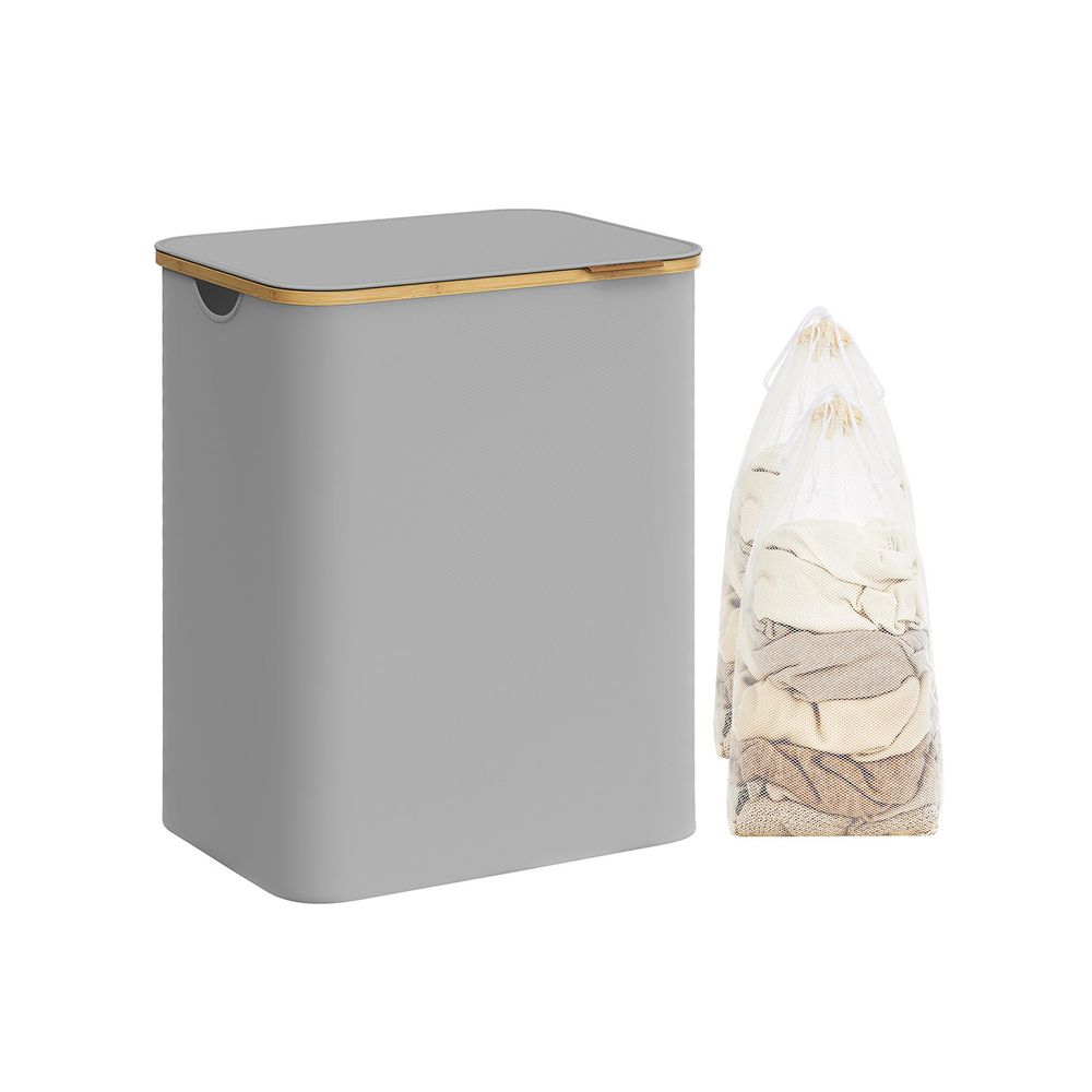 Laundry Basket - Multi Section Design with Lid - Multi Compartment