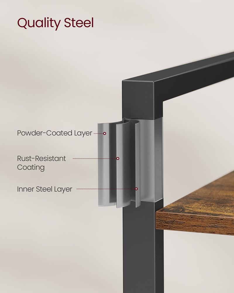 Storage Shelf - 5-Tier Design - Freestanding Unit