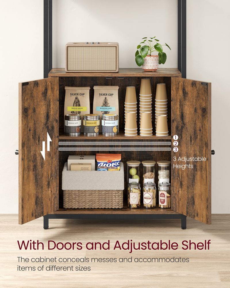 Bookcase - Door Storage Design - 6-Tier Unit