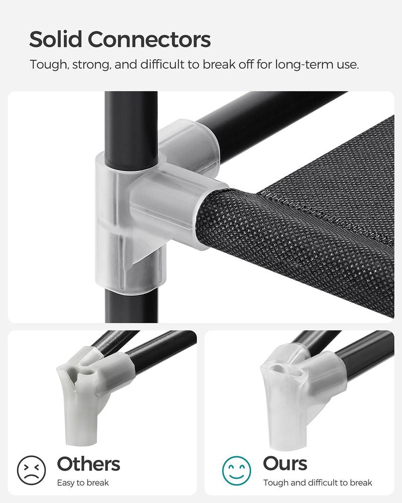 Canvas Wardrobe - 12 Shelves Storage - Multi-Shelf Configuration