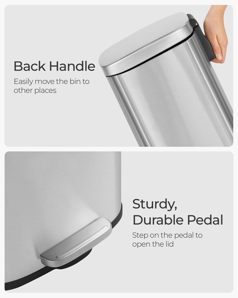 Pedal Bin - Kitchen Waste Design - 30L Capacity Unit