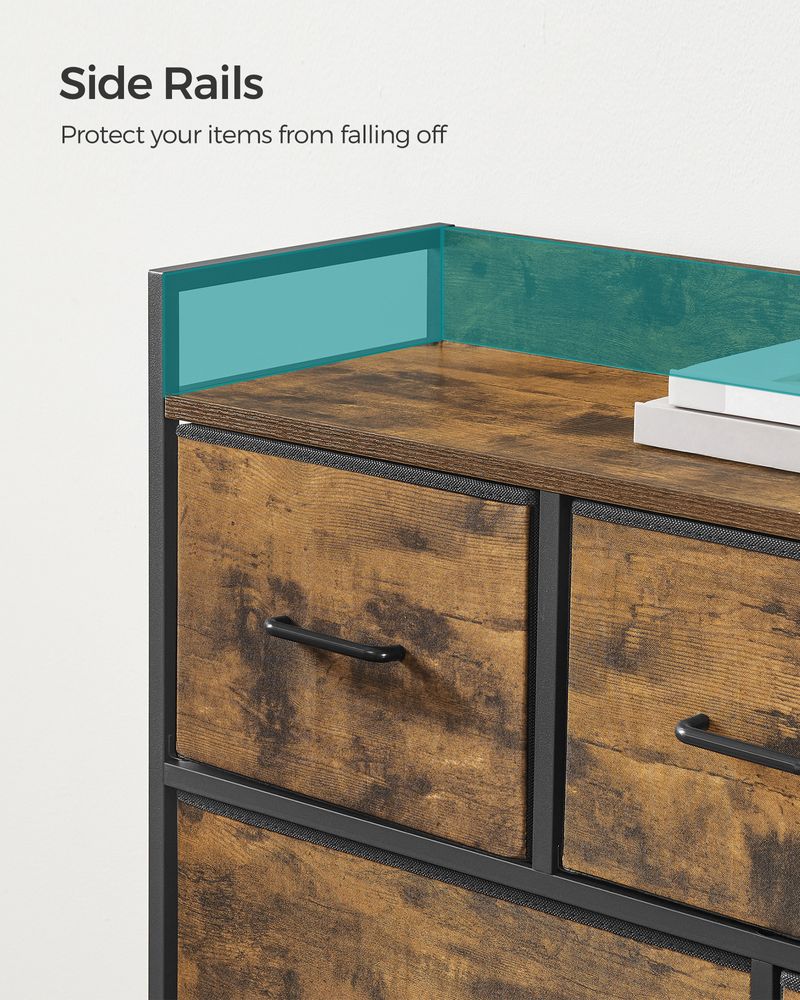 Chest of Drawers - Fabric Drawer Storage Design - Multi-Drawer Unit