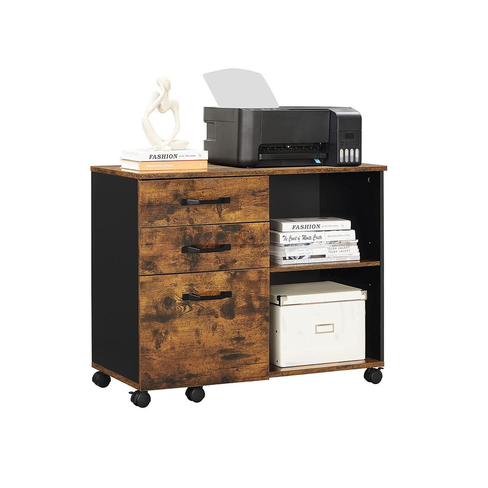 Filing Cabinet - Storage Compartment Design - 3-Drawer Unit