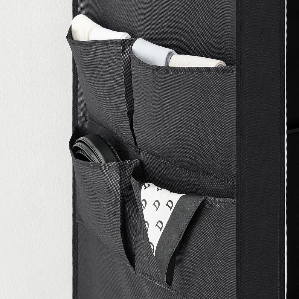 Portable Wardrobe - Freestanding Storage Organiser - Multiple Hanging Rails