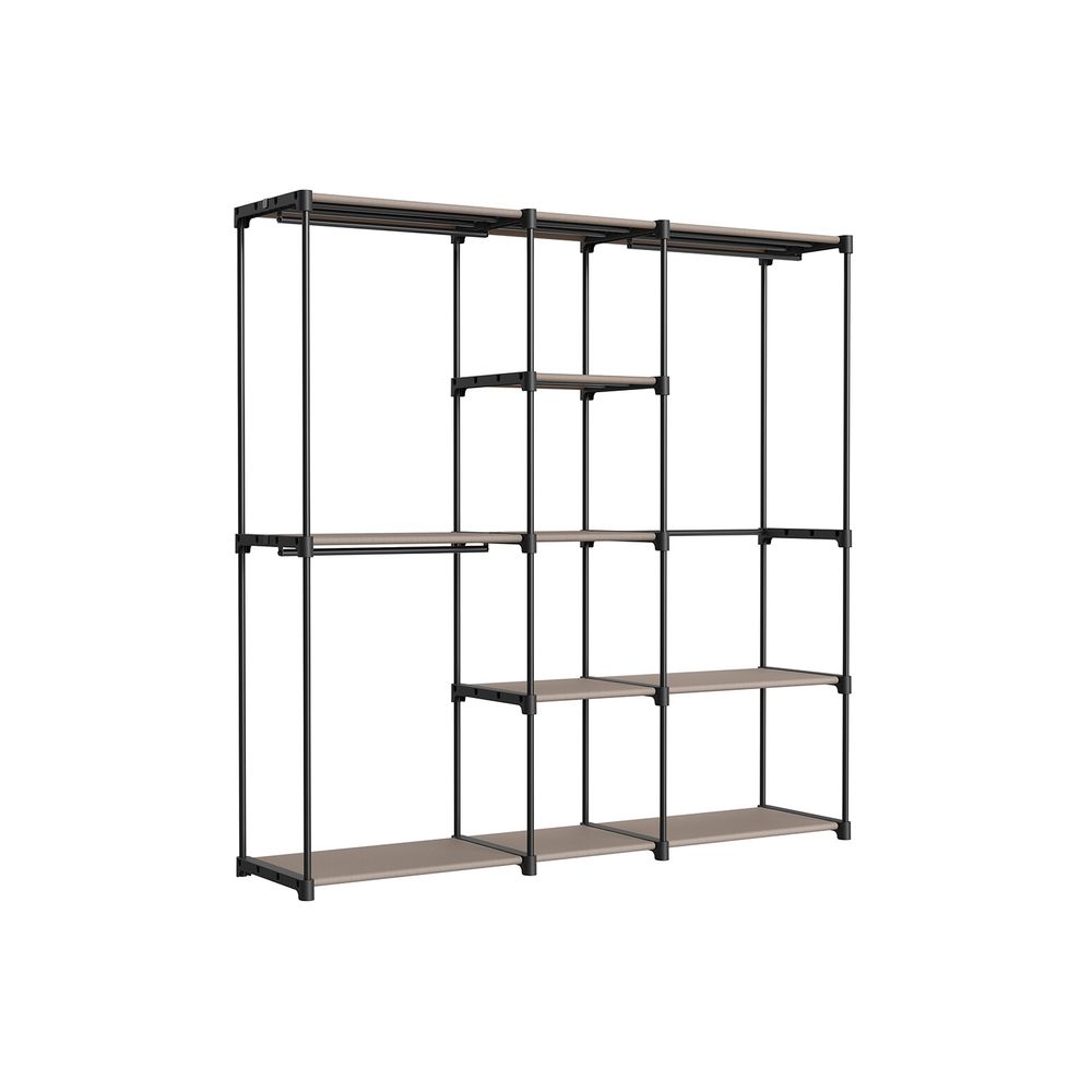 Wardrobe - Freestanding Fabric Storage Design - Portable Open Unit