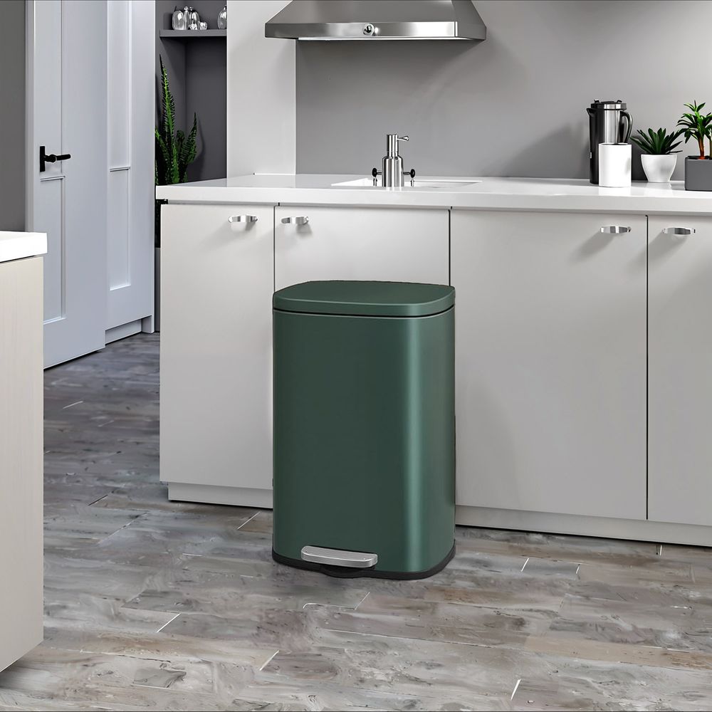 Pedal Bin - Inner Bucket Design - 13 Gallon Steel Waste Bin