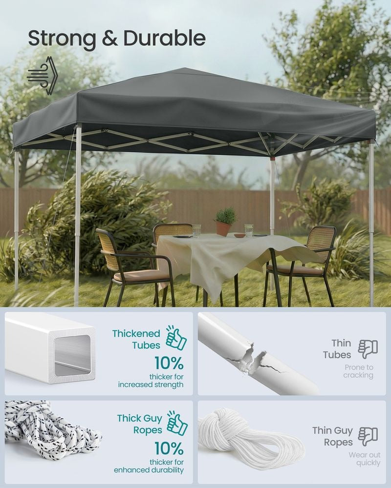 Pop Up Gazebo - UV Protection Canopy - Garden & Patio Shelter