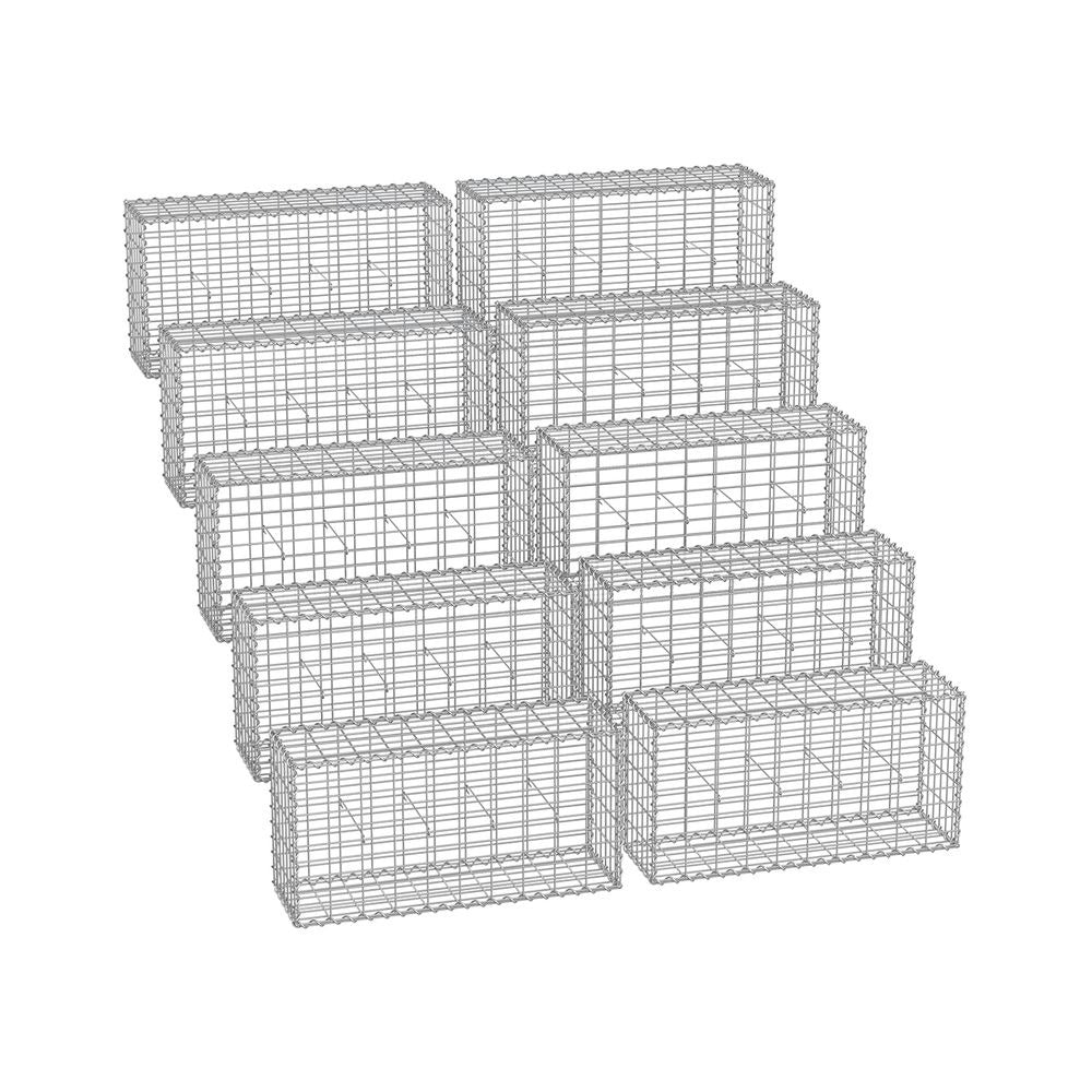 Gabion Basket - Heavy Duty Steel Cage - Stone Wall Structure System