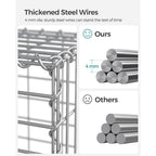 Gabion Basket - Heavy Duty Steel Cage - Stone Wall Structure System