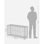 Gabion Basket - Heavy Duty Steel Cage - Stone Wall Structure System