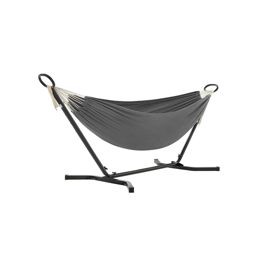 Hammock with Stand - Freestanding Steel Frame - Outdoor Garden Lounger