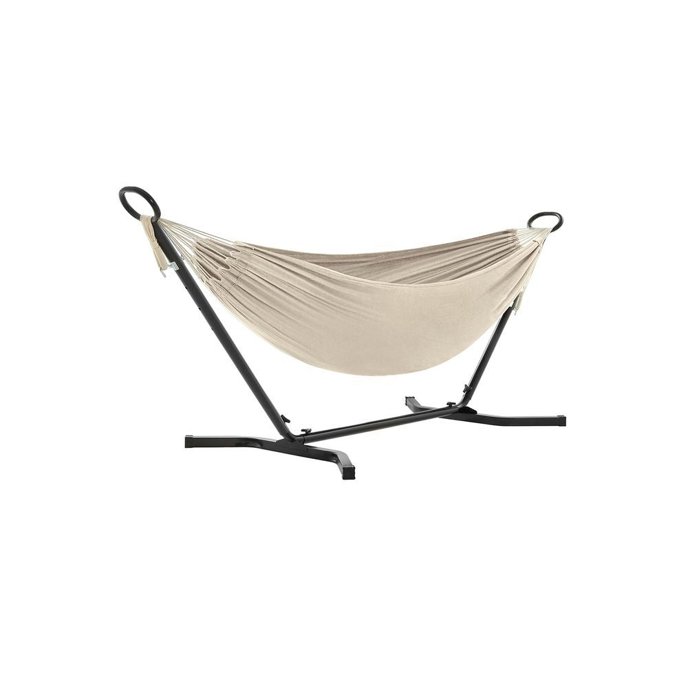 Hammock with Stand - Freestanding Steel Frame - Outdoor Garden Lounger