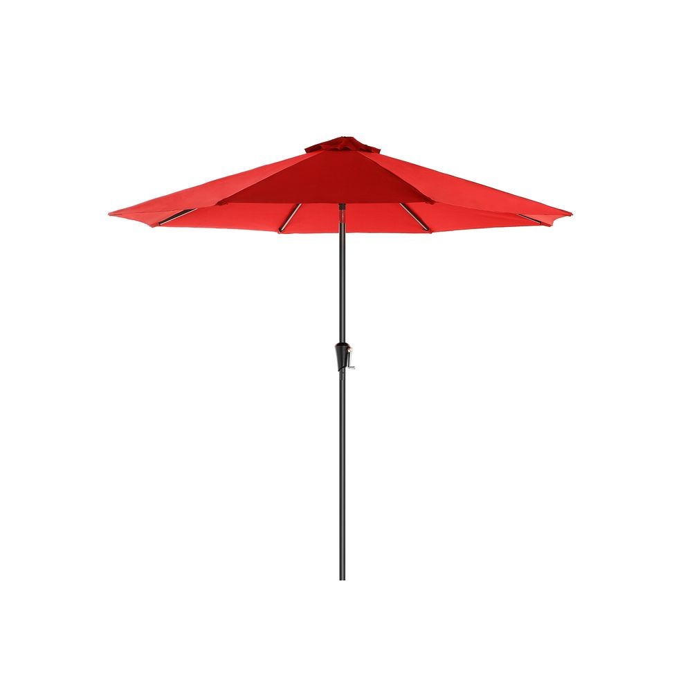 Outdoor Parasol - Adjustable Tilt with Air Vent - Patio Sun Umbrella