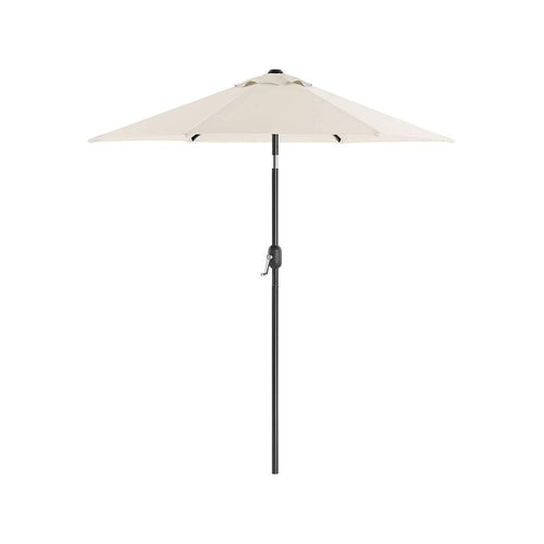 Adjustable Parasol - Tilt Function with Metal Pole - Outdoor Sun Umbrella