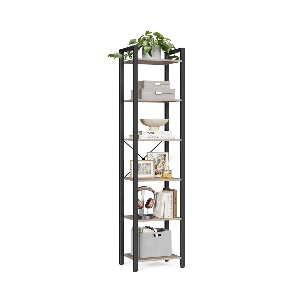 Bookshelf - 6-Tier Storage Design - 30 x 40 x 187.5 cm