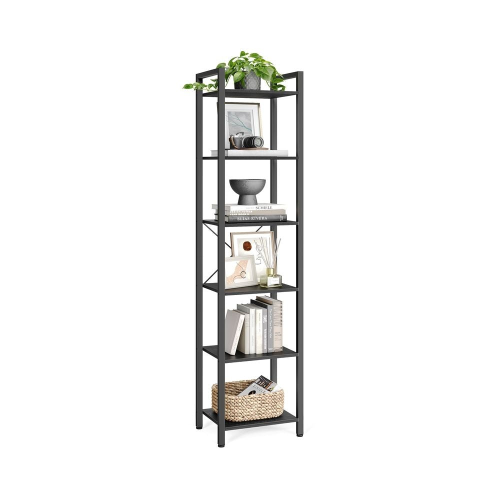 Bookshelf - 6-Tier Storage Design - 30 x 40 x 187.5 cm