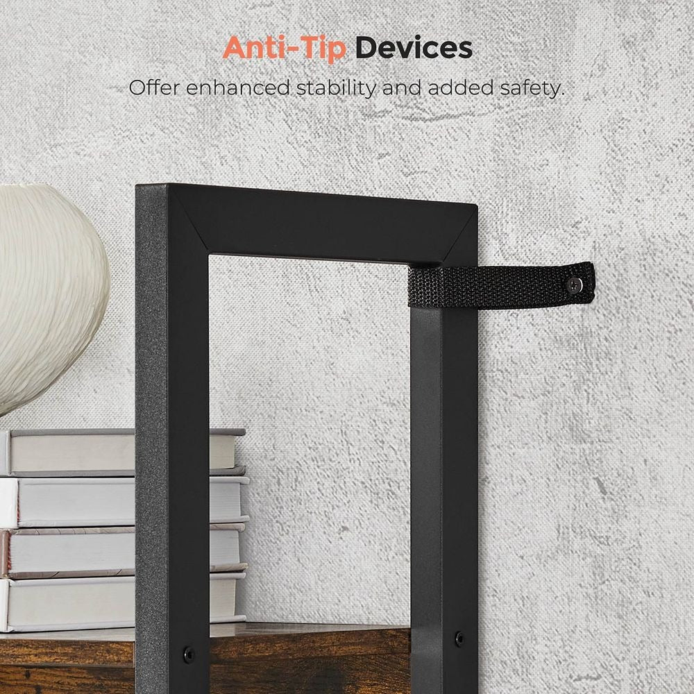 Bookshelf - 14-Tier Storage Design - Vertical Open Storage Unit