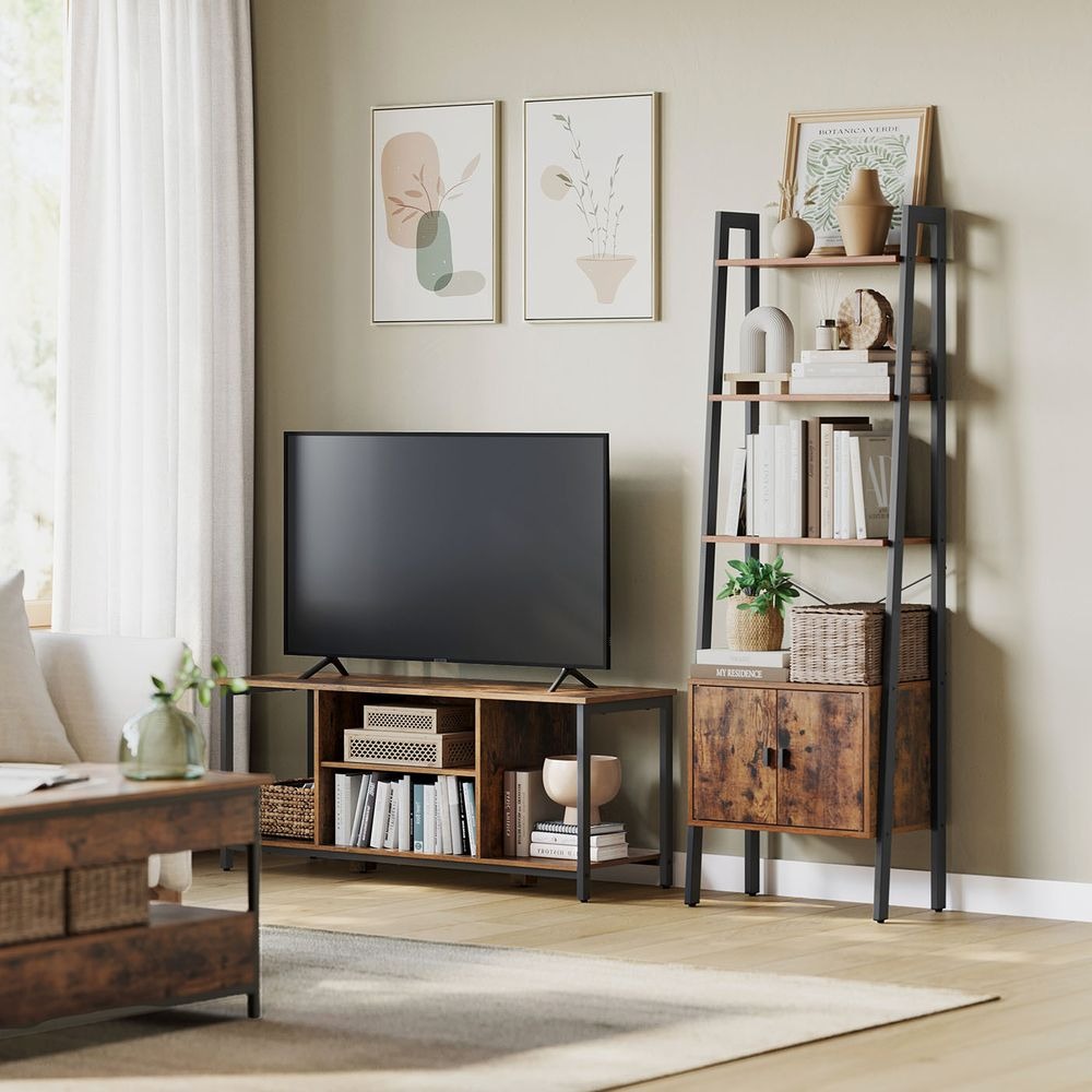 Bookcase - Cupboard Storage Design - Brown Colourway