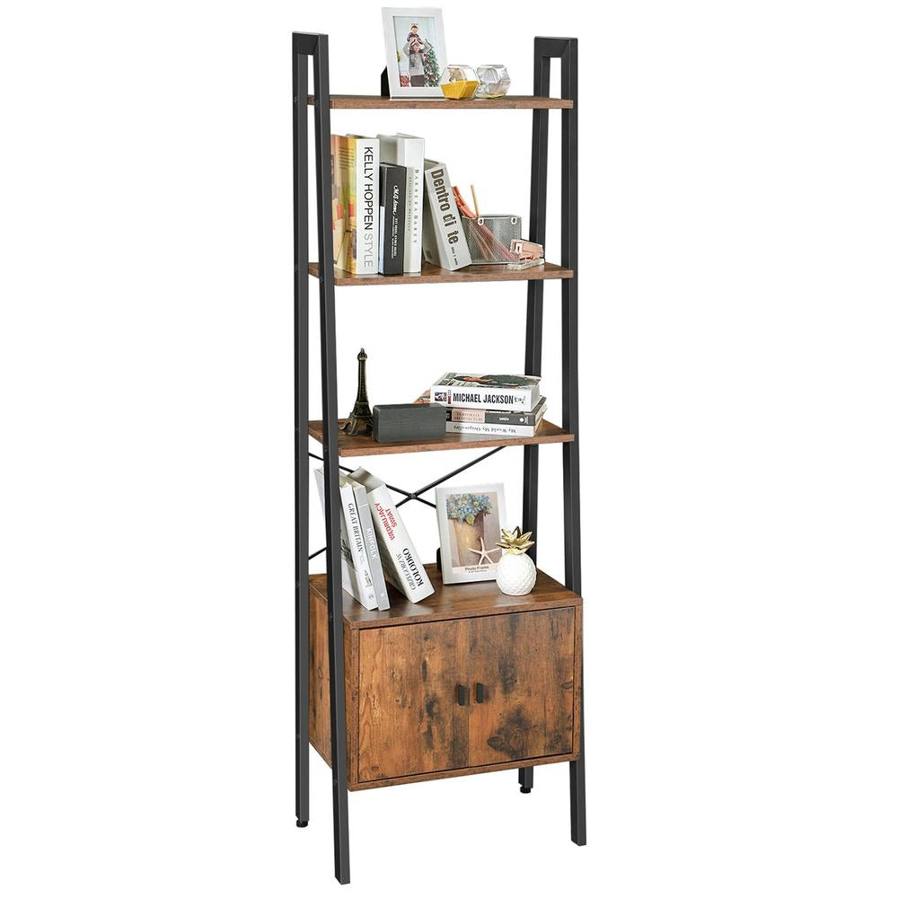 Bookcase - Cupboard Storage Design - Brown Colourway