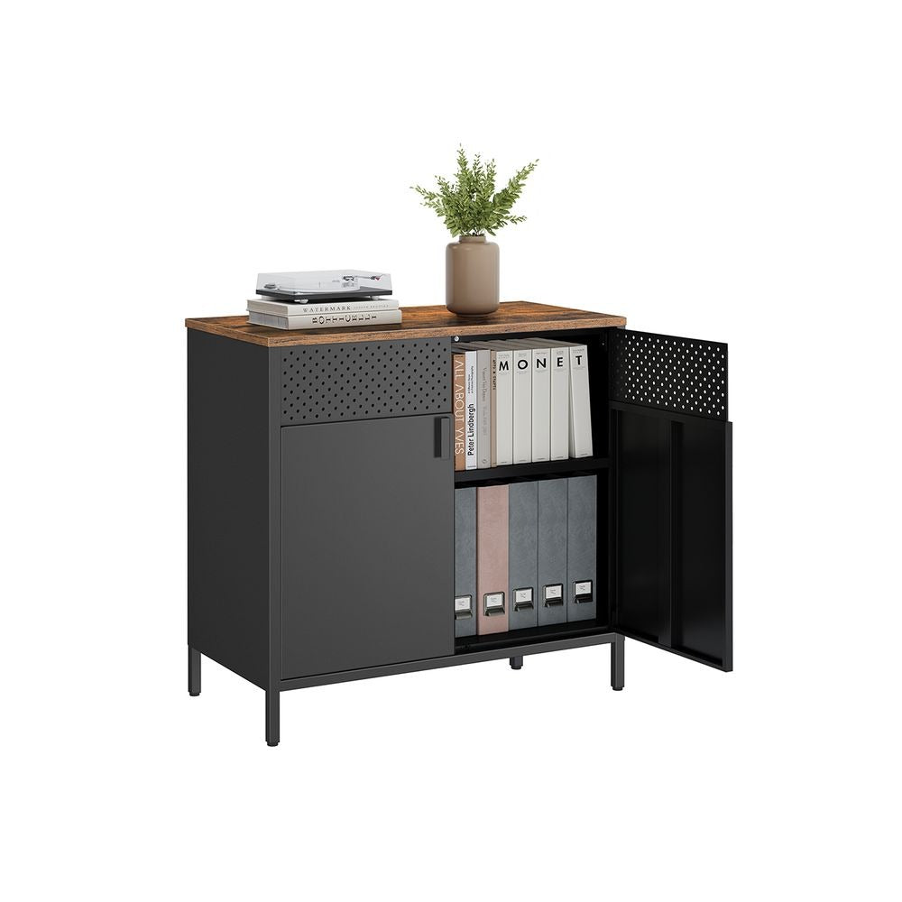 Storage Cabinet - Double-Door Design - Floor Freestanding Cabinet