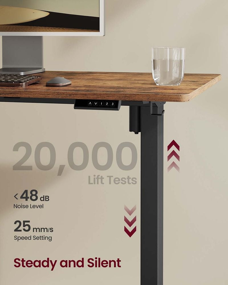Standing Desk Frame - Electric Height Adjustable with Memory Function - Sit Stand Workstation Base