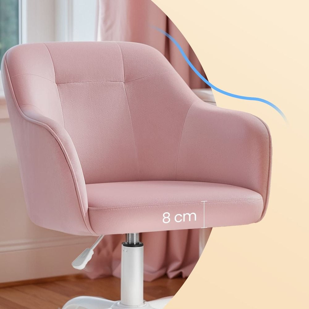 Office Desk Chair - Adjustable with Armrests - Home Office Study Seating Design