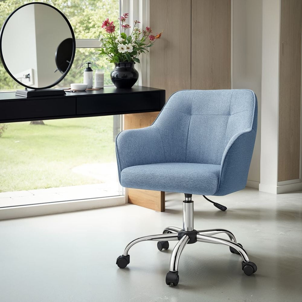 Office Desk Chair - Adjustable with Armrests - Home Office Study Seating Design