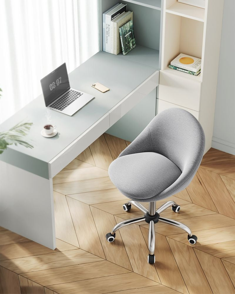 Office Chair - Swivel with Foam Padding - Adjustable Height Design