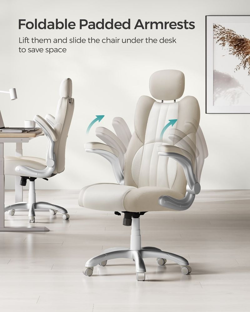 Office Chair - Height Adjustable with Tilt Function - Ergonomic Swivel Design