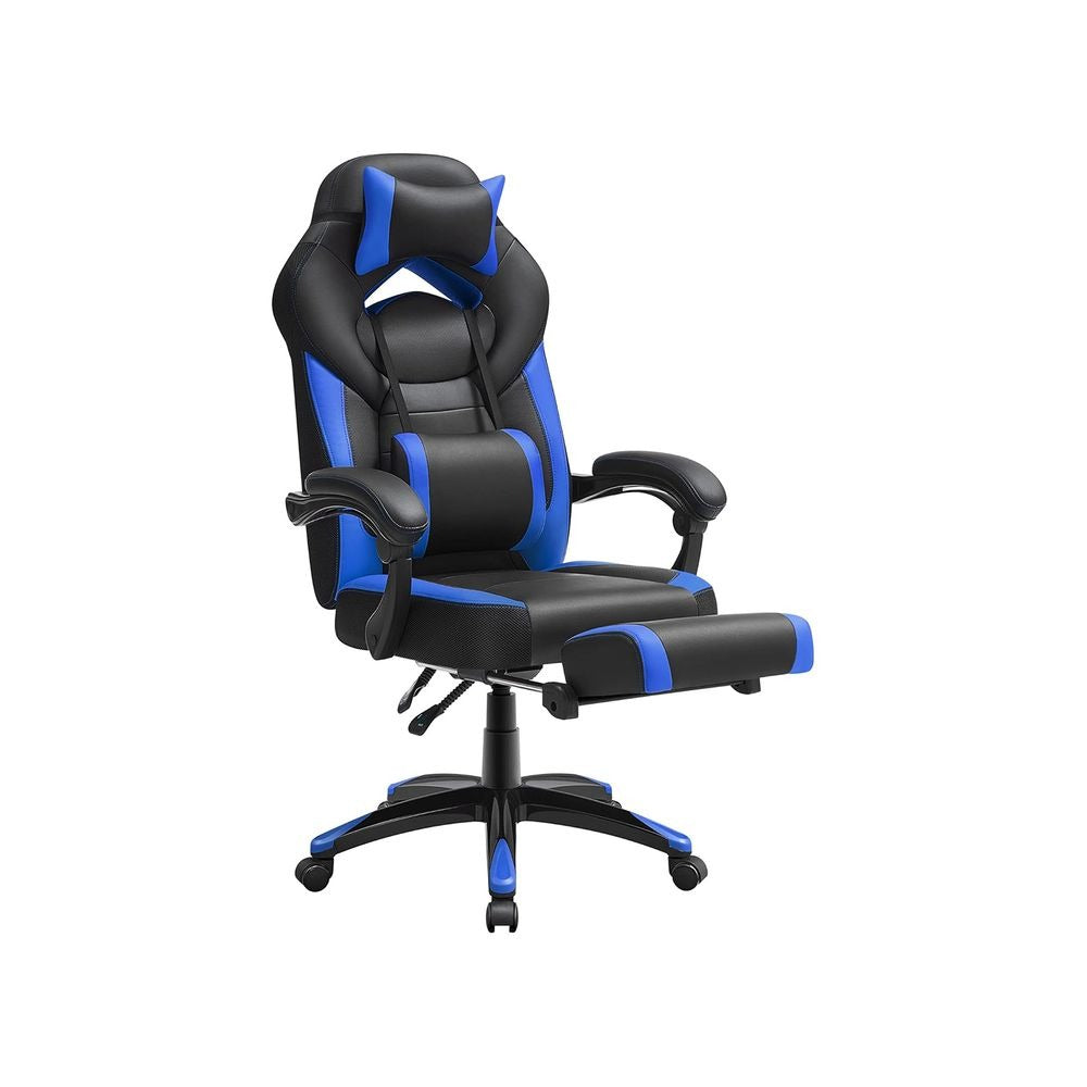 Gaming Chair - Ergonomic Adjustable Headrest - Reclining Office Seat Design